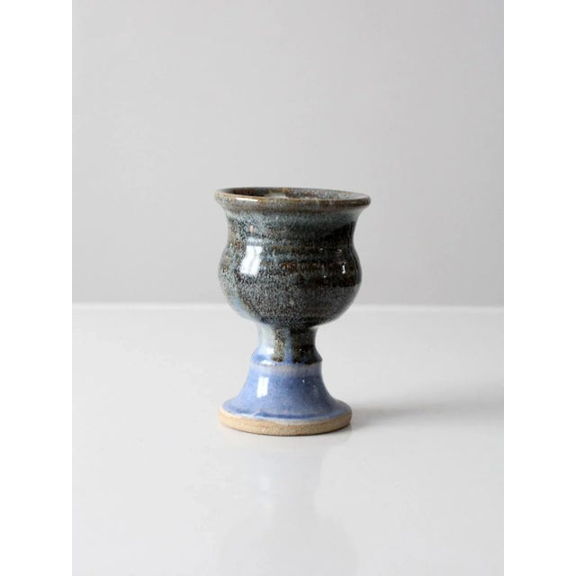 Contemporary Vintage Studio Pottery Cup For Sale - Image 3 of 8