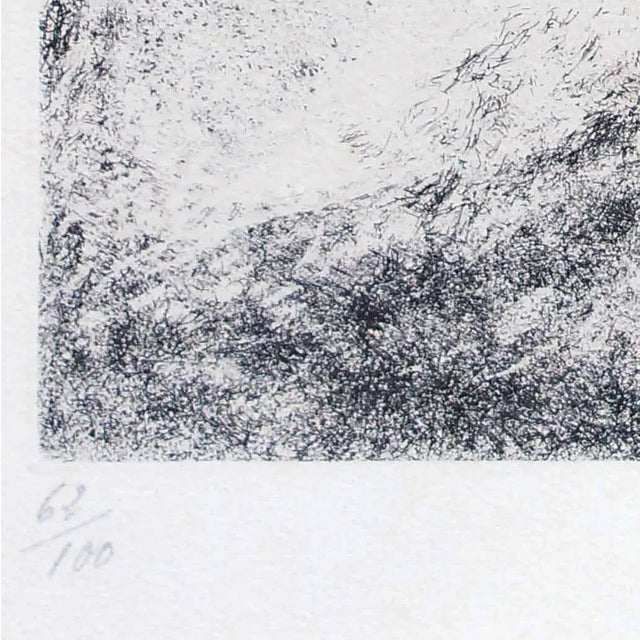 Fin d'Absalom - Original Hand Colored Etching by Marc Chagall - 1958 1958 For Sale - Image 4 of 6