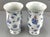 Japanese 1940s Asian Floral & Butterfly Vases - A Pair For Sale - Image 3 of 9