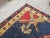 Textile 1950s Burgundy and Navy Blue Rug For Sale - Image 7 of 10