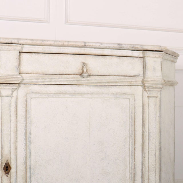 Architectural French Sideboard in White For Sale - Image 6 of 14