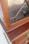 Mahogany Inlay 2 Part Breakfront China Display Cabinet With Desk For Sale - Image 10 of 12