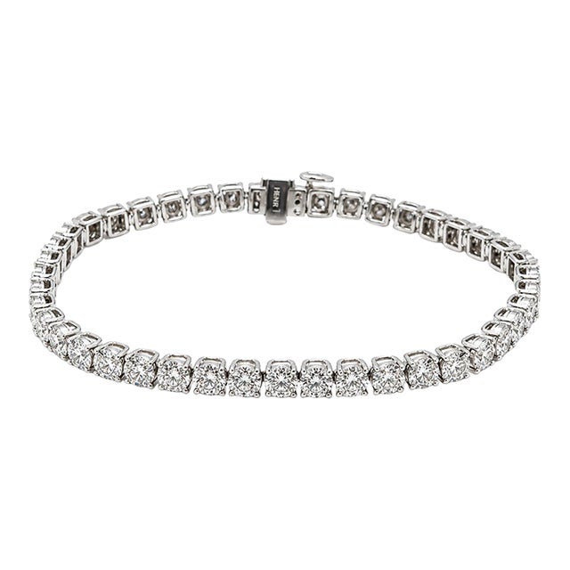 14k Diamond Bracelet For Sale