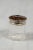 Metal C. 1905 English Edwardian Period Crystal Toiletry Bottle with Silver Accents For Sale - Image 7 of 12