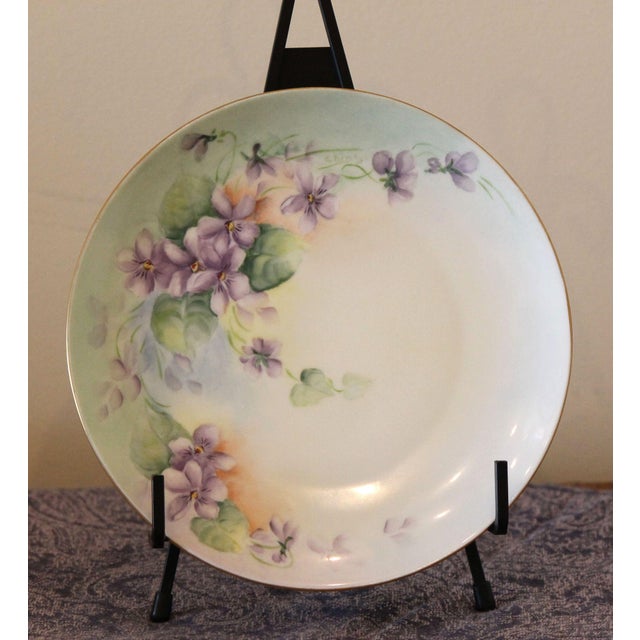1920s Antique Curated Signed Hutschenreuther Selb Plates- Set of 7 For Sale - Image 5 of 12