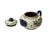 1980s Asian Oriental Zisha Clay White Glaze Scenery Graphic Display Art Teapot For Sale - Image 13 of 15