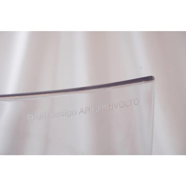 Transparent Ligne Roset Pam Crystal Adjustable Stools by Studio Archirivolto, Pair Of For Sale - Image 8 of 8
