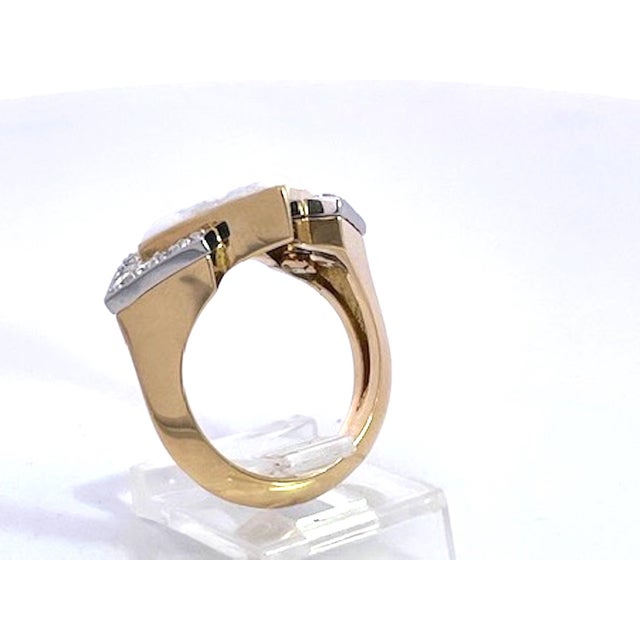 1990s David Webb 18k Enamel Ring, Size 6 For Sale In Los Angeles - Image 6 of 12