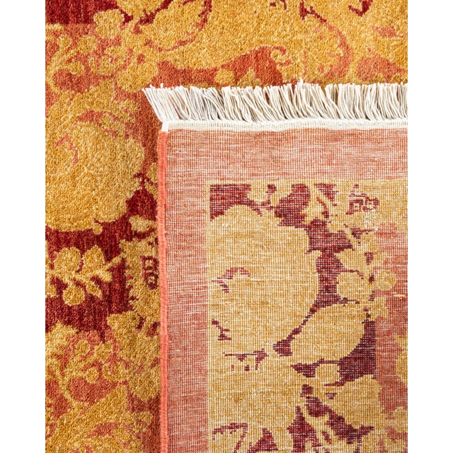 2000 - 2009 Mogul, One-of-a-Kind Hand-Knotted Area Rug - Rose, 10' 2" x 13' 9" For Sale - Image 5 of 8