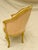 Pink 70's Vintage Louis XV Style French Corner Chair Soft Pink For Sale - Image 8 of 9