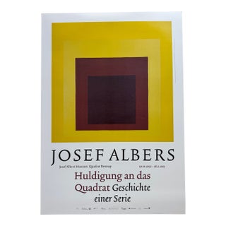 Josef Albers (1888–1976), Study for Homage to the Square, 1957, Exhibition Poster, 2022 For Sale