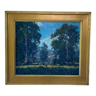 Gary Ray “Carpinteria Bluffs” 2003 Original California Landscape Oil Painting Framed For Sale