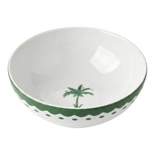 Anthropologie X Fern & Co. Palm Tree Stoneware Small Bowl For Sale