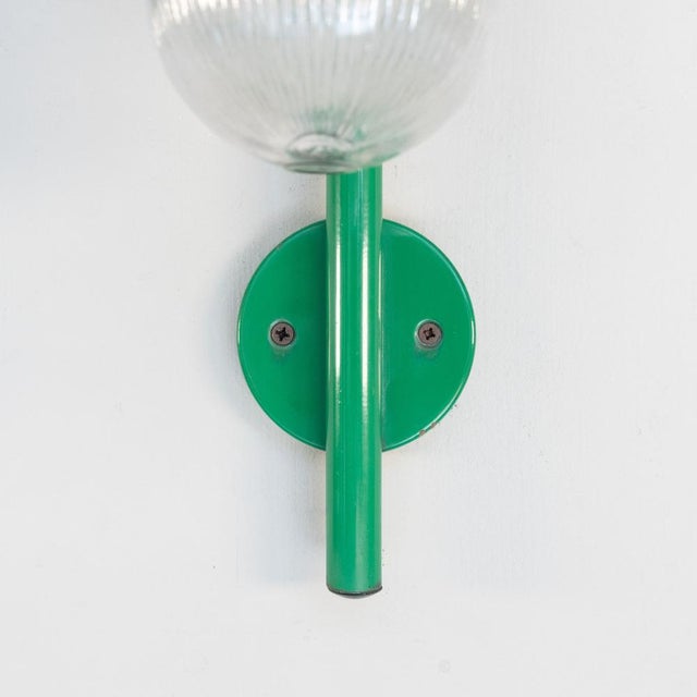 Green Metal Sconces from Artemide, 1970s, Set of 2 For Sale - Image 3 of 12