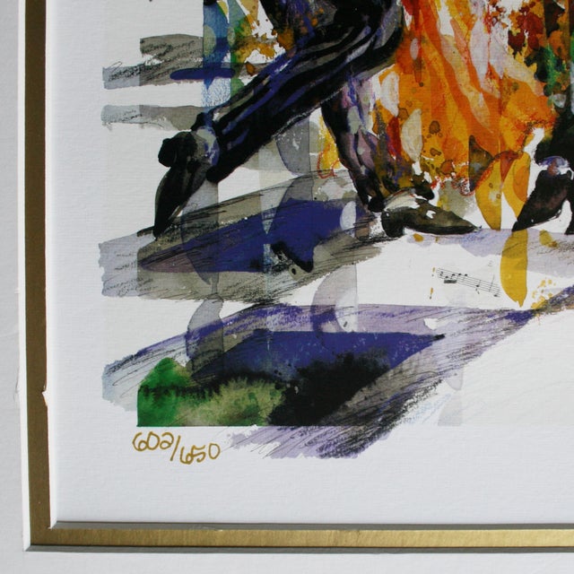 American Limited Edition "The Caro-Kann" Seriolithograph by Misha Lenn For Sale - Image 3 of 6