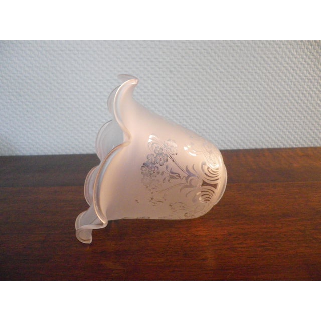 Gold-Plated Metal Chandelier with Opaque Glass Shade, 1960s For Sale - Image 10 of 18