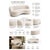 Textile Contemporary White Bouclé Curved Sofa With Sculptural Organic Form For Sale - Image 7 of 7