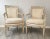 French Antique French Neoclassical Armchairs-A Pair For Sale - Image 3 of 13