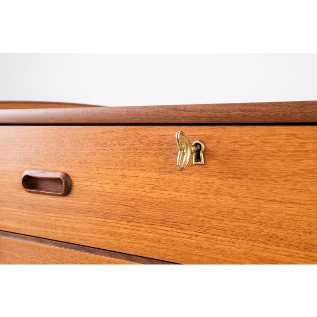 Scandinavian Teak Chest of Drawers, 1960s For Sale - Image 11 of 16