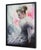 This artwork depicts a young woman in a delicate, ruffled gown, her profile turned gracefully as she appears lost in...