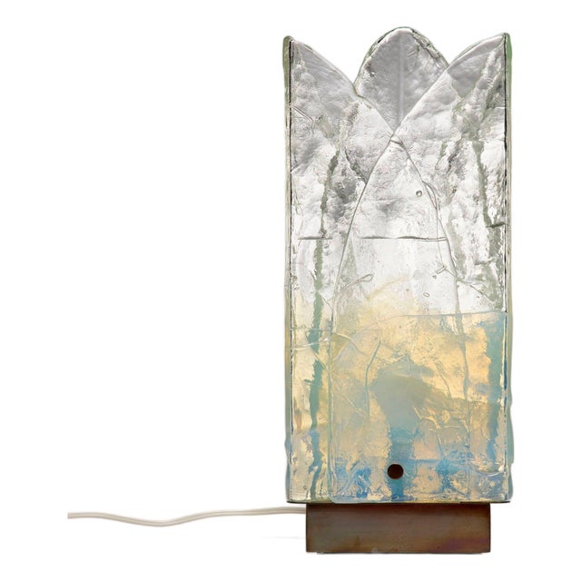 Carlo Nason for a.v. Mazzega Table Lamp Italy, 1975 For Sale
