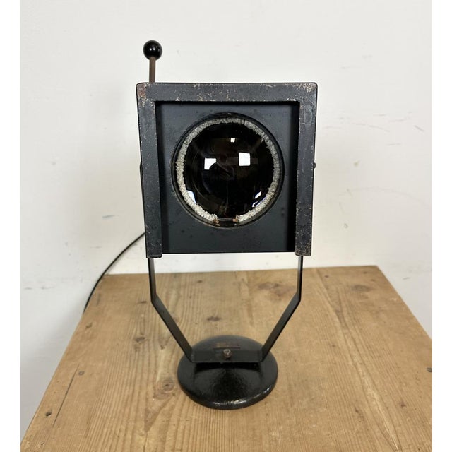 Vintage Black Theatre Spotlight Table Lamp, 1960s For Sale - Image 13 of 18