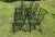 American 6 Heavy Rare Vintage Wrought Iron Oversized Chairs For Sale - Image 3 of 8