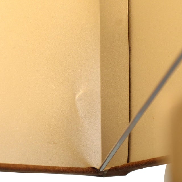 Floor Lamp in Stainless Steel and Granite Base For Sale - Image 17 of 18