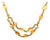 Vintage Citrine Bead 18k Gold Two Strand Necklace For Sale