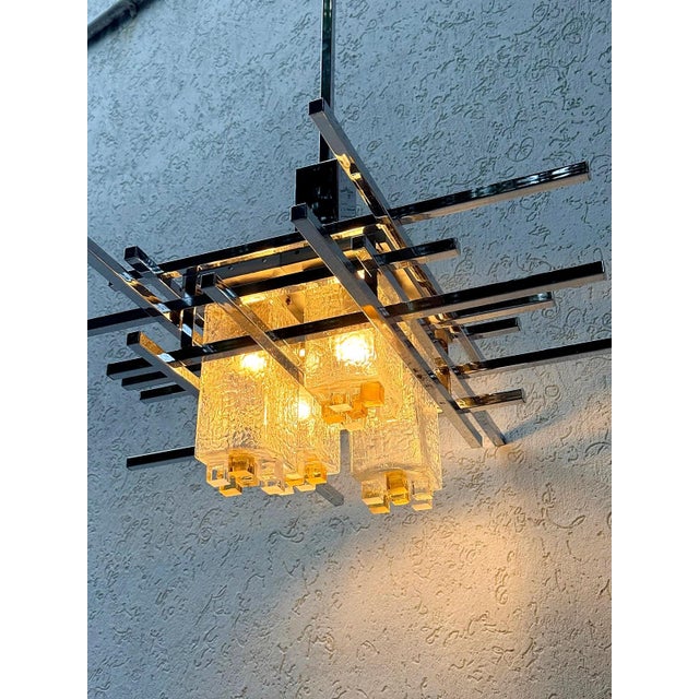 Chandelier attributed to Albano Poli for Poliarte, 1970 For Sale - Image 11 of 18