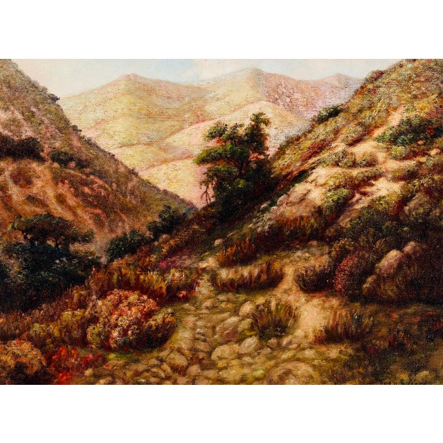 JEAN STUART WARD (1868-1945) California Plein Air Artist. Great starter for your collection. Beyond the Canyon Period...