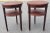 1950s Refinished Mahogany 2-Tier Round Candle Stands With Brass Capped Legs, Pair For Sale - Image 9 of 10