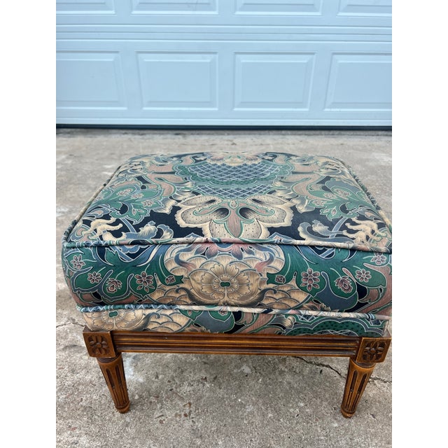 Wood French 19th Century Louis XVI Walnut Stool / Upholstery Seat For Sale - Image 7 of 11