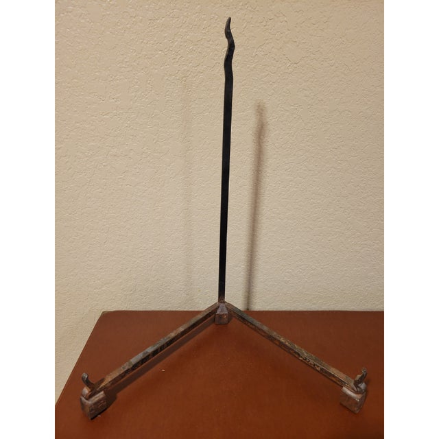 Antique Large Copper Chinese Basin With Stand For Sale - Image 4 of 7