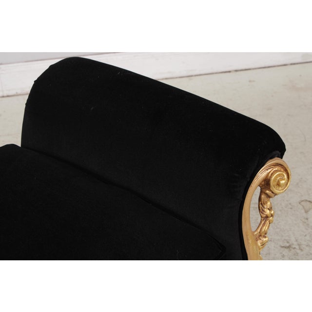 Textile Pair of Pama Louis XV Style Gold Benches For Sale - Image 7 of 15
