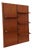 Vintage Modular Wall Bookcase in Teak, 1970s For Sale
