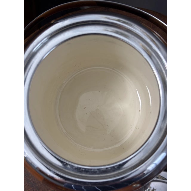 English Vintage English Biscuit Barrel For Sale - Image 3 of 7