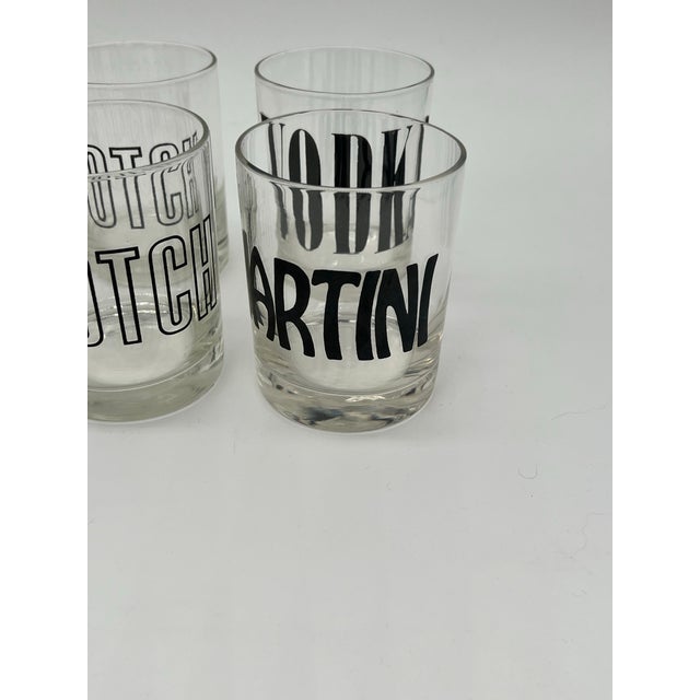 1970s Mid Century Spirits Glasses - Set of 6 For Sale - Image 5 of 6