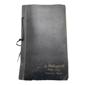 Antique German Embroidery Trim Sample Book by A.Rollinghoff Circa Wwii