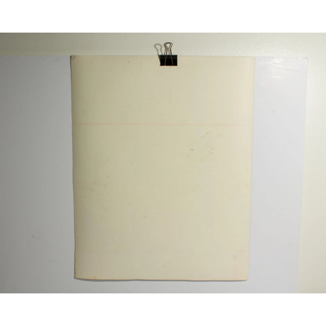 Postmodern 1980s Abstract Mixed Media Painting by Harry Hilson For Sale - Image 3 of 6