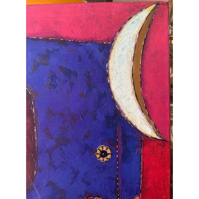 Early 21st Century Large Contemporary Painting by Efron Medina, “Bullfighting”. For Sale - Image 5 of 12