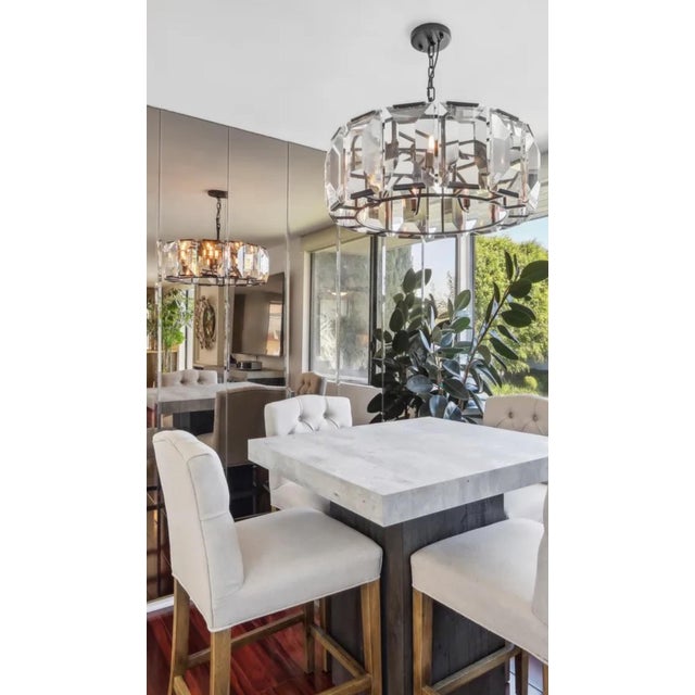 Restoration Hardware Rh Harlow 31” Crystal Chandelier – Modern Glam / Hollywood Regency For Sale - Image 4 of 5