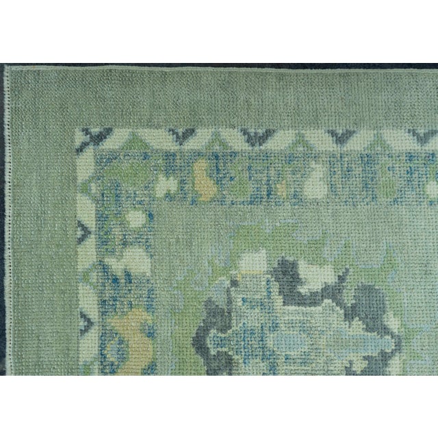 Turkish Oushak Rug 11'11" x 15'3" #19058 For Sale - Image 4 of 8