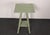 1940s Vintage Folk Art Two Tier Mint Green Bobbin Side Table For Sale - Image 5 of 18