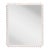 Fleur Home Carnival Muses Rectangle Mirror in Frosted Petal, 36x47.5 For Sale