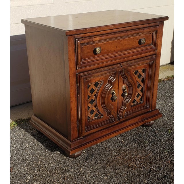 1960s Danker 1960 Vintage Walnut Nightstand For Sale - Image 5 of 8