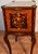 1890s Antique French Louis XV Walnut Inlaid & Marble Top Liquor Cabinet / Bar For Sale - Image 11 of 18