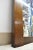 Brown Lane Mid Century Modern Brutalist Cubist Block Rectangular Wood Frame 52" Mirror For Sale - Image 8 of 13
