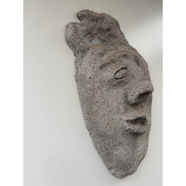 Stone Sculpture - Portrait After Picasso For Sale - Image 7 of 8