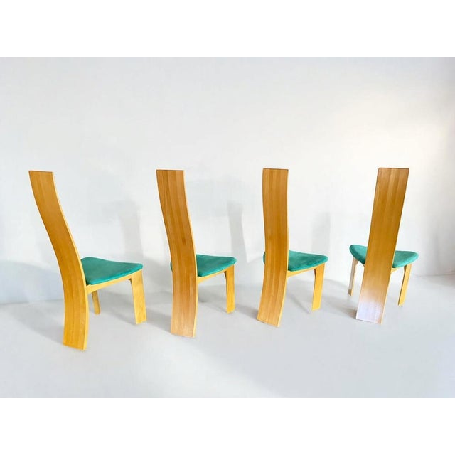 Iris Chairs by Bob Van Den Berghe for Tranekaer Furniture Denmark, 1980s, Set of 4 For Sale - Image 13 of 18